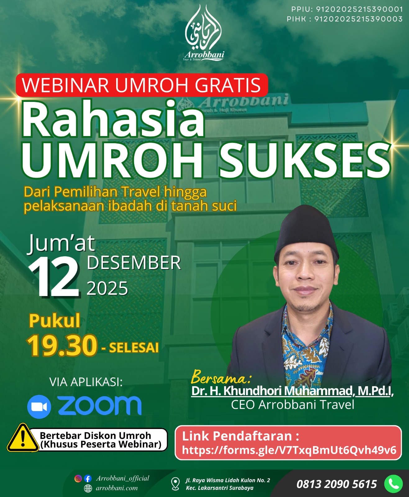 Webinar Umroh: Rahasia Umroh Sukses